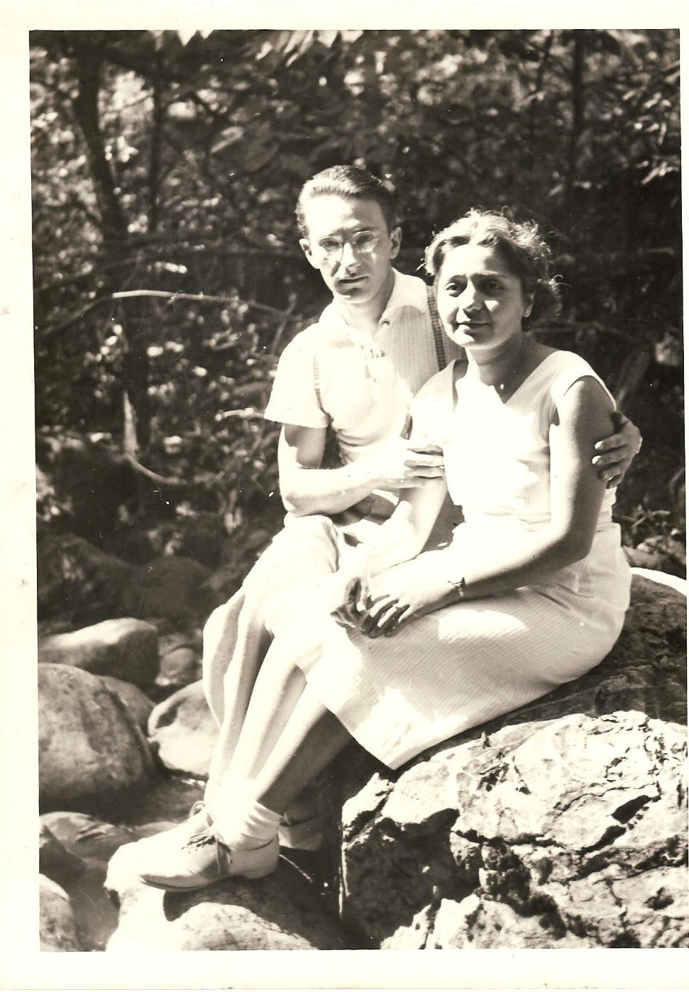Photo of Edward and Mary Roman. 1930's.